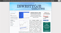 Desktop Screenshot of inwestycjegieldowe.com